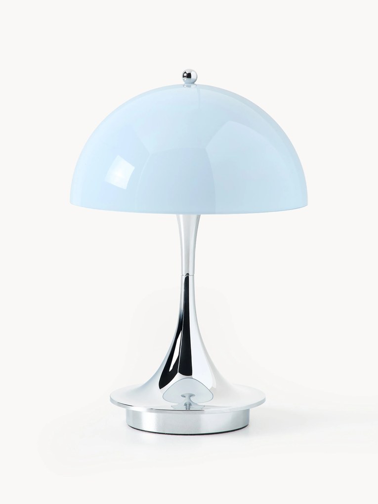 Lampada da tavolo portatile a LED con luce regolabile Panthella, alt. 24 cm, design Verner Panton