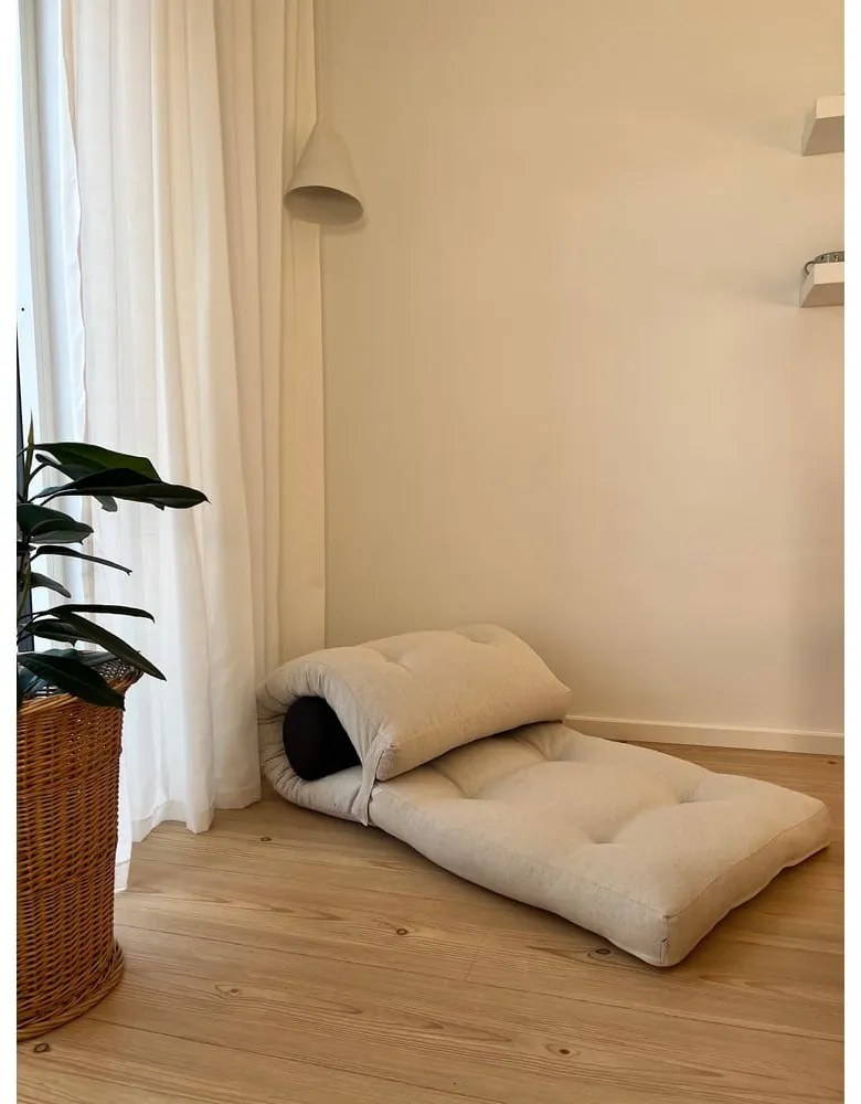 Materasso futon grigio-marrone 70x200 cm Wrap Mocca/Dark Grey - Karup Design