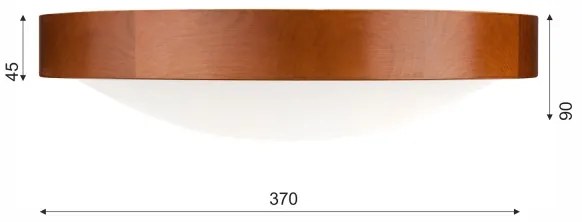 Lampada da soffitto MEDA 2xE27/60W/230V