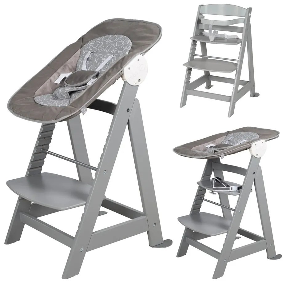 Seggiolone grigio tortora Miffy – Roba