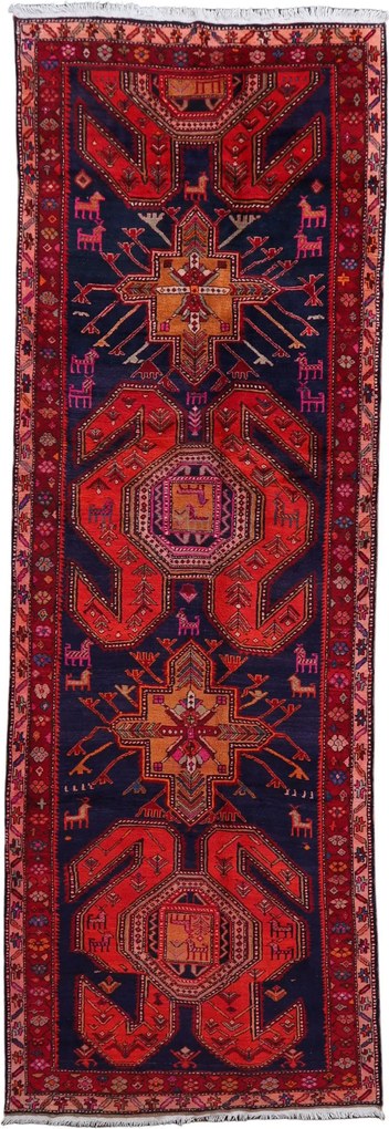 Meshkin Tappeto 400 x 130 (Iran) Annodato A Mano