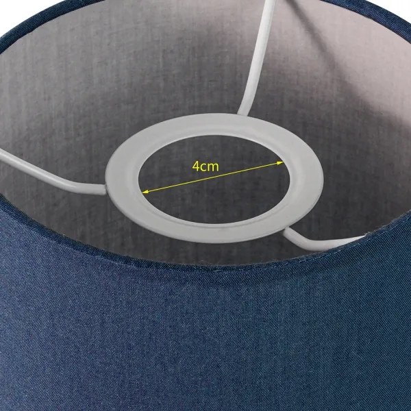 Brilagi - Paralume universale NUBILA E27 15,5x14 cm blu scuro