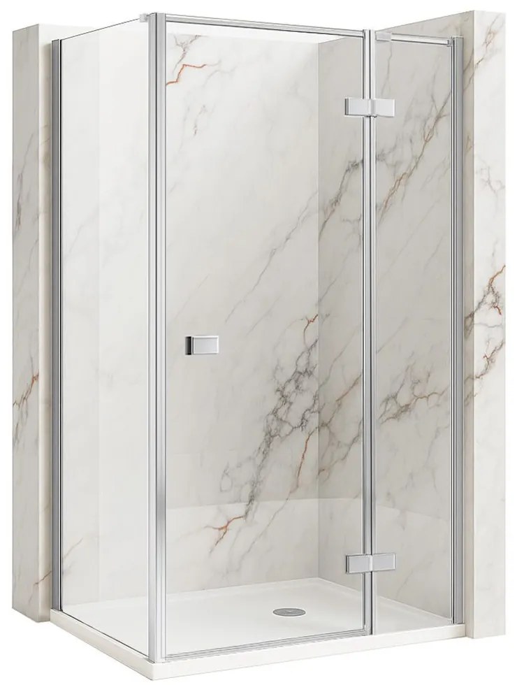 Cabina doccia Rea Atlas 80x90 Chrome