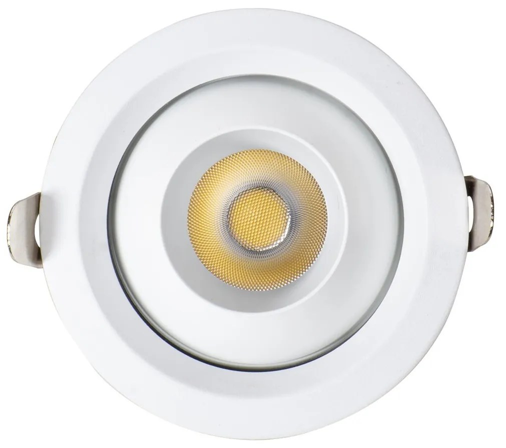 Faro LED da Incasso 12W Ø75mm IP40 Orientabile con driver Philips Colore Bianco Variabile CCT