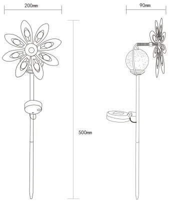 Globo 36575 - LED Solare decorazione LED/0,02W/3V IP44