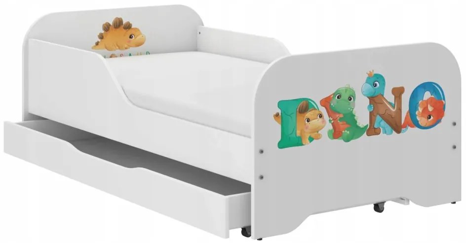 Letto completo per bambini 140 x 70 cm - DINO KIDS