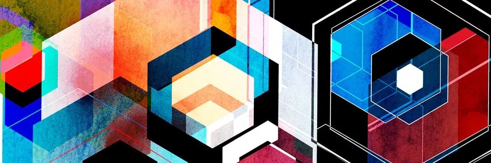 Quadro su tela – Geometria futuristica