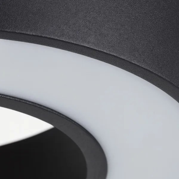 Lampadario a sospensione su cavo UNION LED/40W/230V 3000/4000/6500K Ø 40 cm nero