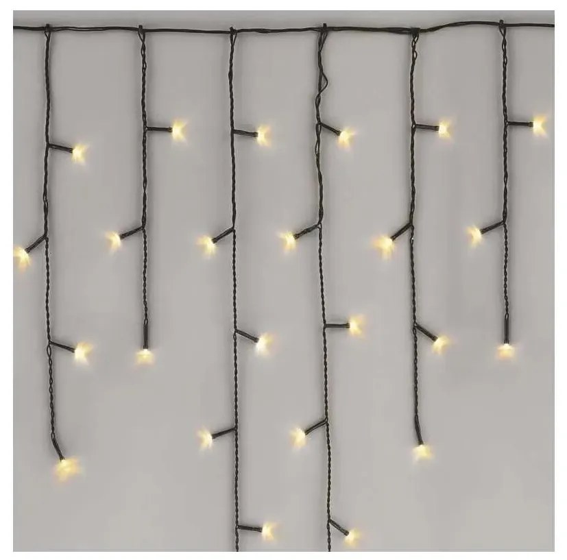 Catena luminosa natalizia LED per esterni 100xLED/2,5x0,9m IP44 bianco caldo