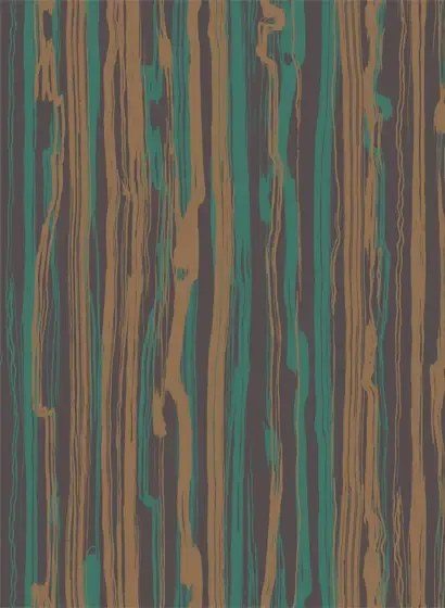 Designtapete Strand von Cole & Son - Emerald & Gold