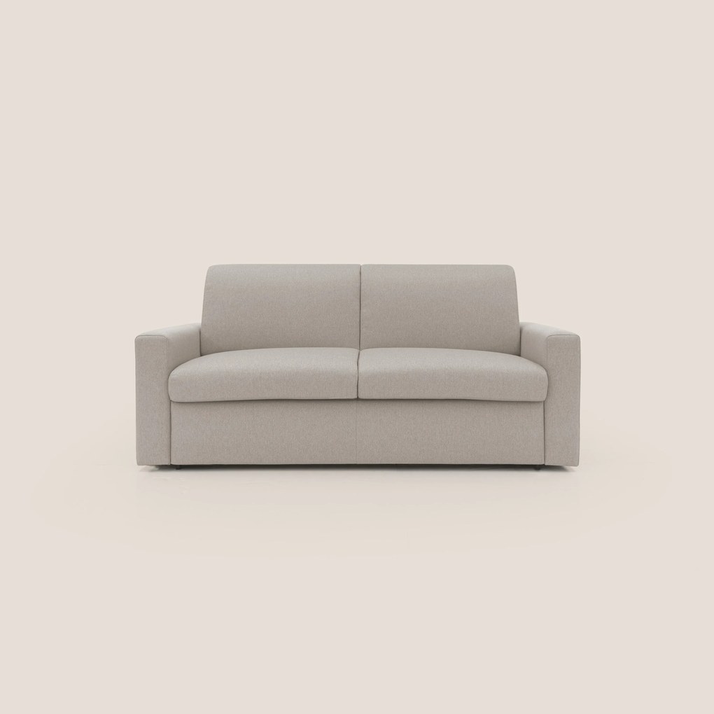 Kansas Divano letto matrimoniale alto 20 cm in tessuto impermeabile misto cotone T13