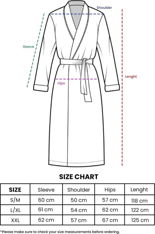 Accappatoio color crema in mussola S/M Kimono – Foutastic