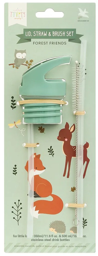 A Little Lovely Company - accessori per borraccia in acciaio inox - amici del bosco