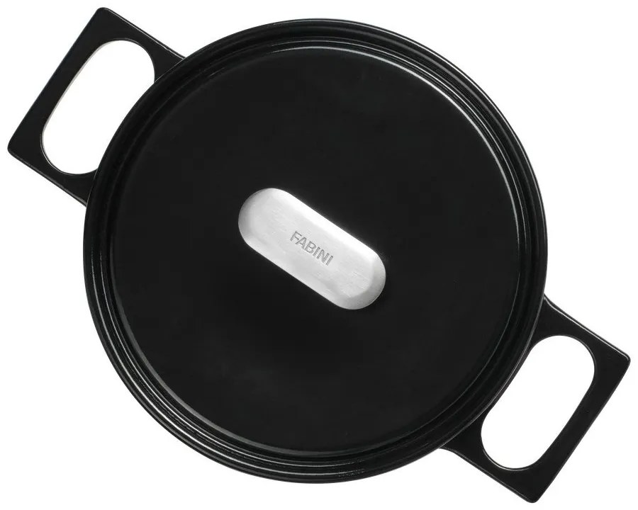 Casseruola in ghisa con coperchio incluso adatta all'induzione 2 l Mattia 3.0 – FABINI