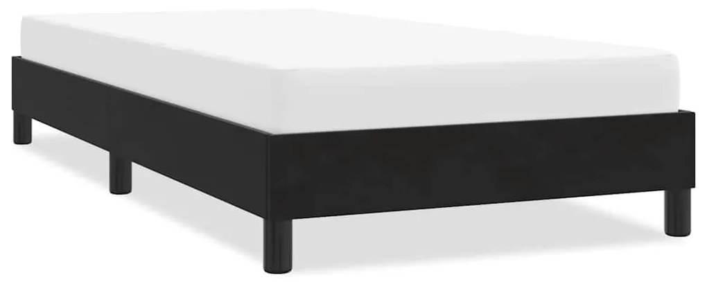 Giroletto Senza Materasso Nero 90x210 Cm İn Velluto /