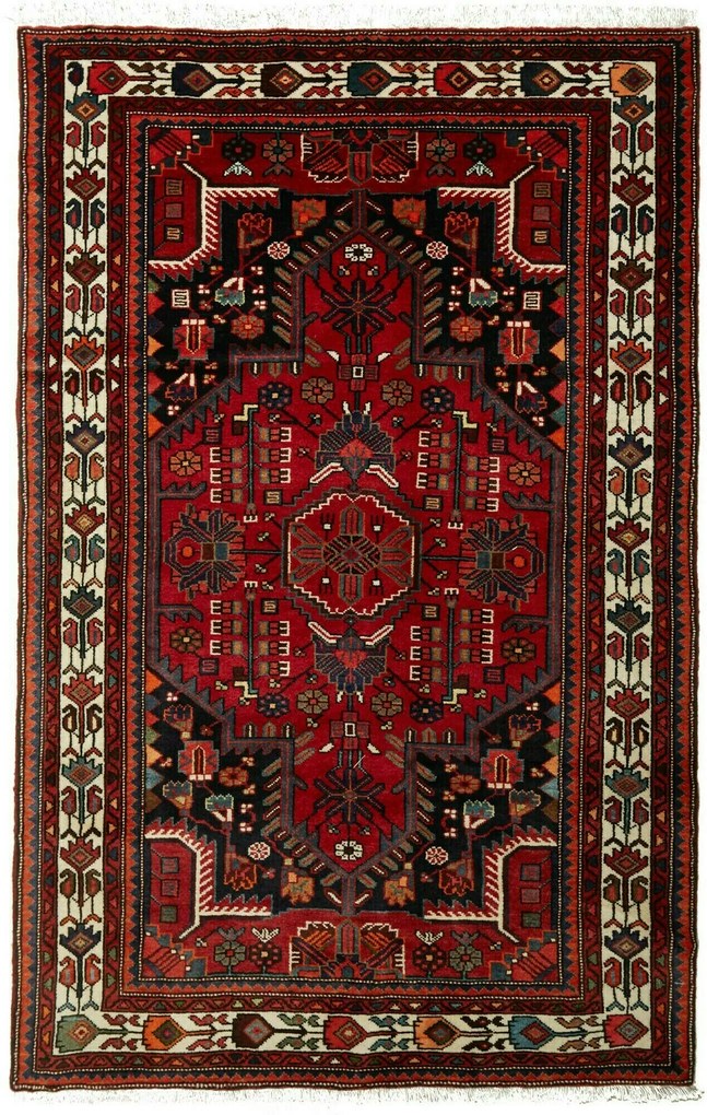 Hamedan Tappeto persiano 140x210 (Iran) Annodato A Mano