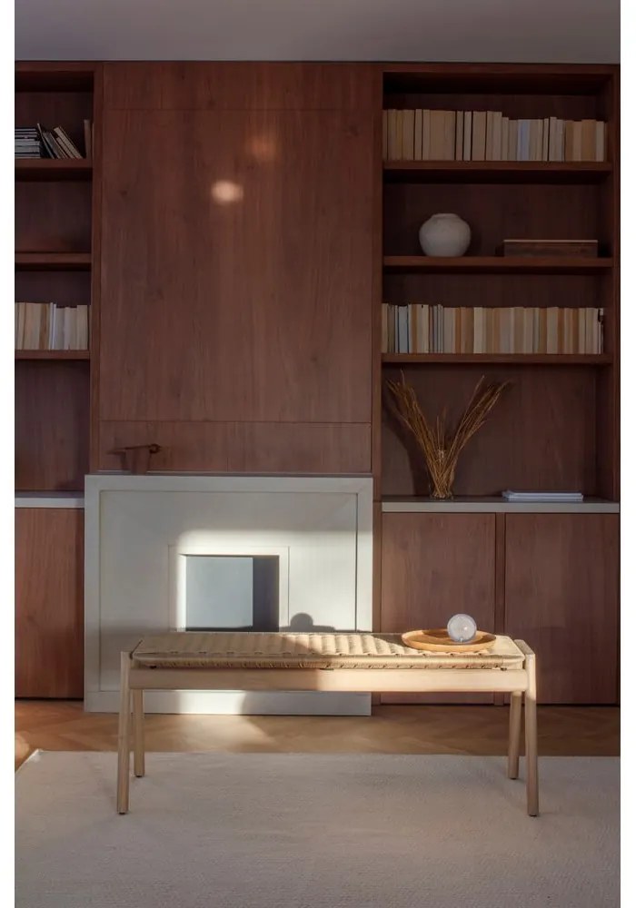 Panchina di colore naturale Klupa – Gazzda