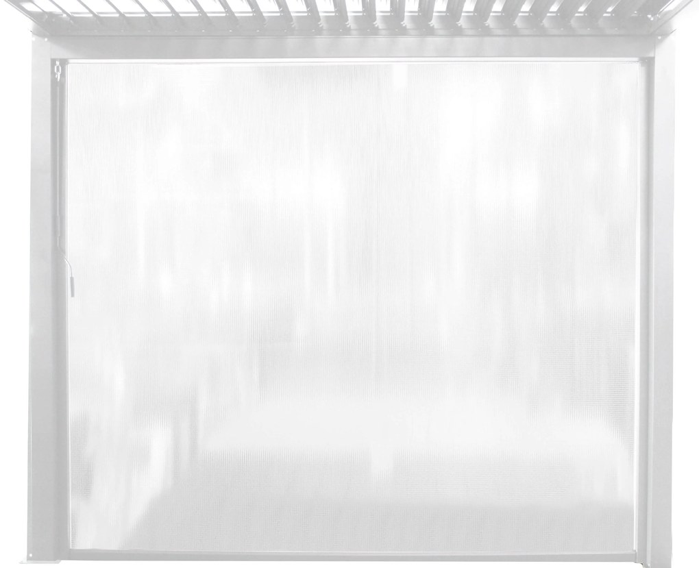 Laterale in PVC per lato da 4 m pergola bioclimatica