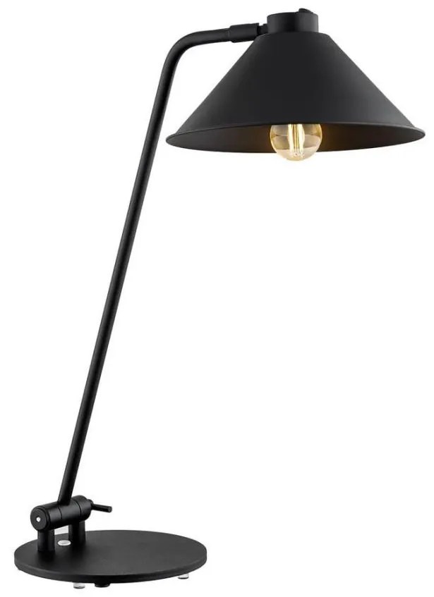 Argon 4998 - Lampada da tavolo GABIAN 1xE27/15W/230V nero