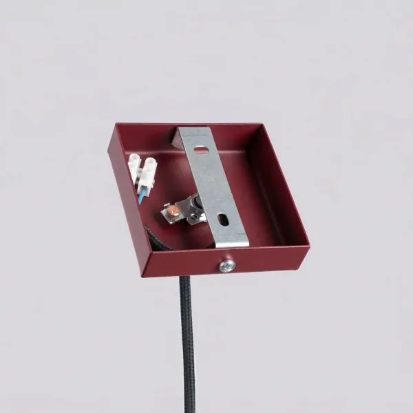 Sollux SL.2121 - Lampadario sospeso PASTELO su cavo 1xG9/8W/230V rosso