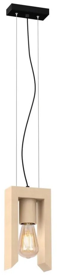 Lampadario a sospensione con filo VINCENZO 1xE27/60W/230V