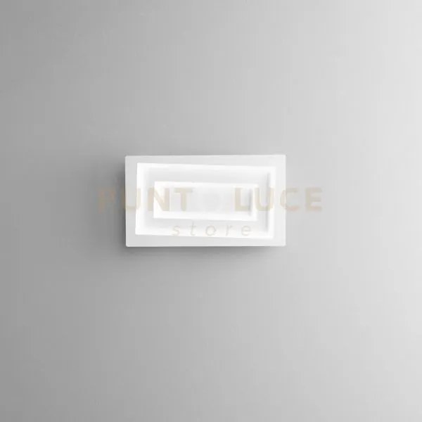 Applique a parete led hypnotic bianca 20w 2640lm cct 3000k 4000k 65...