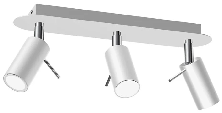 Faretto PRESTON 3xGU10/40W/230V bianco