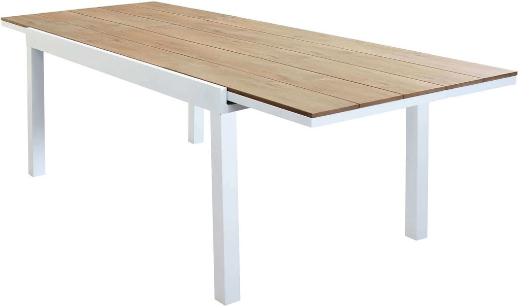 VIDUUS - tavolo da giardino allungabile in alluminio e polywood