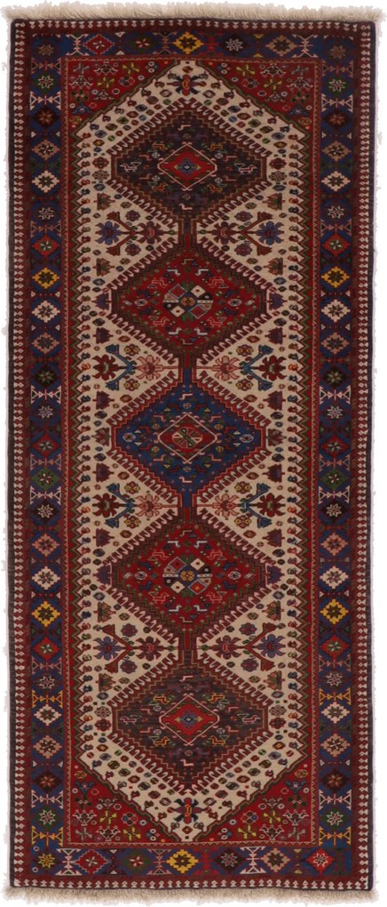 Yalameh Tappeto persiano 80 x 200 (Iran) Annodato A Mano
