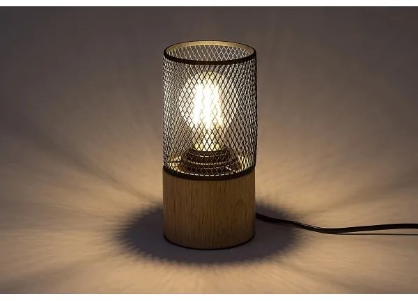 Rabalux 74040 - Lampada da tavolo CALLUM 1xE27/25W/230V faggio