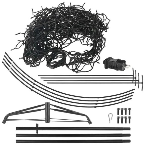 Decorazione natalizia a 480 LED, 230 V, IP44, 180 cm