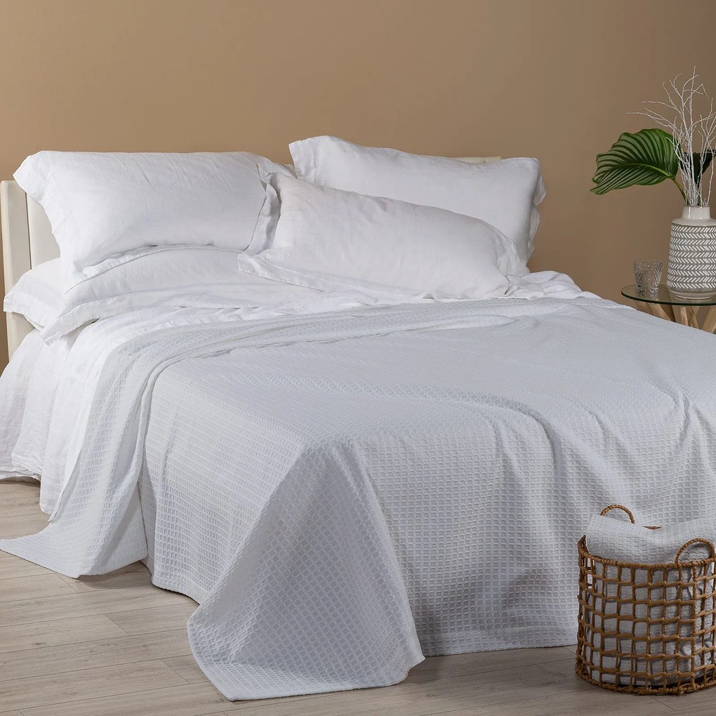 Copriletto non Trapuntato in Cotone Isola Bella Matrimoniale