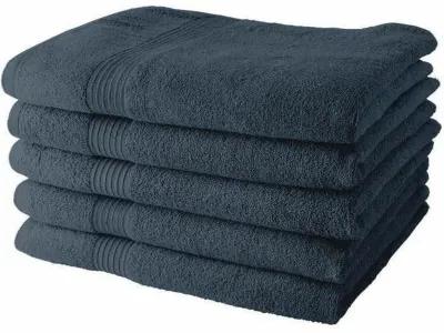 Set di asciugamani TODAY Antracite 5 Pezzi 70 x 130 cm