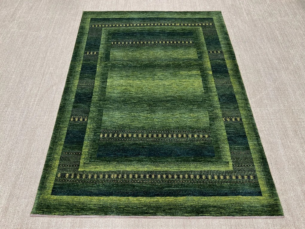 Loribaft Tappeto 230 x 170 Verde (Iran) Annodato A Mano