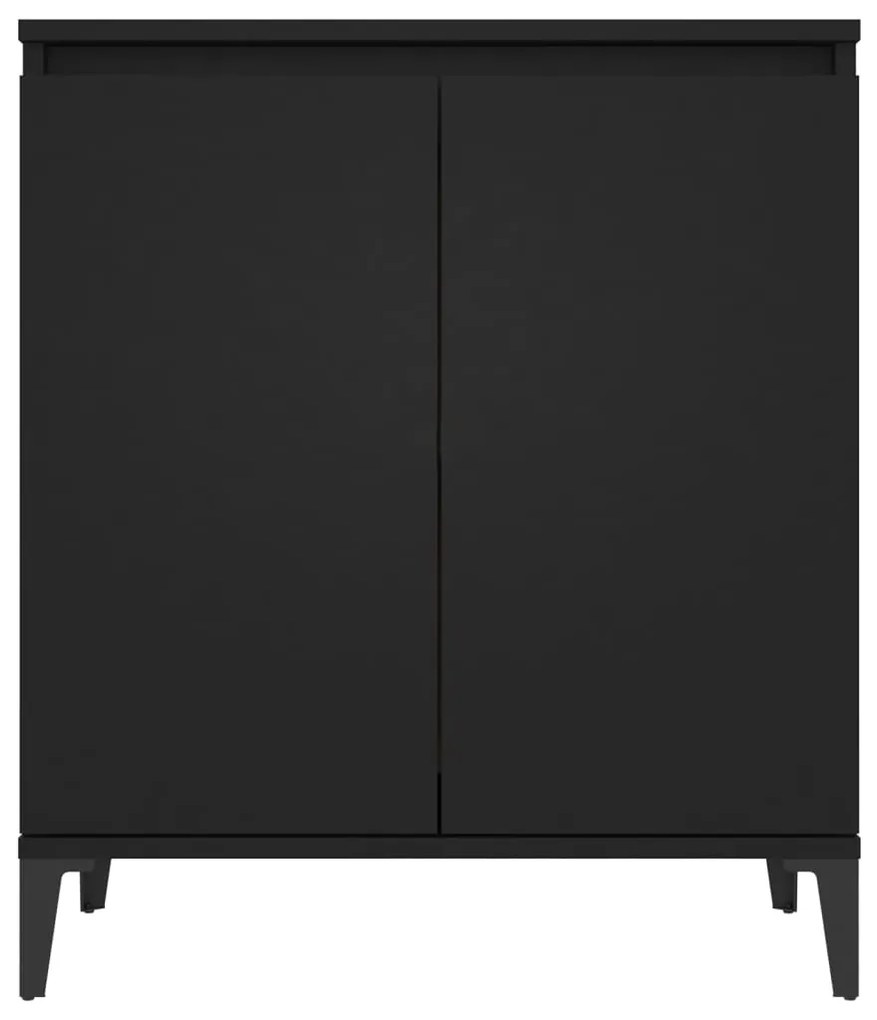 Credenza nera 60x35x70 cm in truciolato