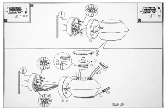 Eglo 94139 - Luce LED da esterno NOCELLA 2xLED/2,5W/230V IP44