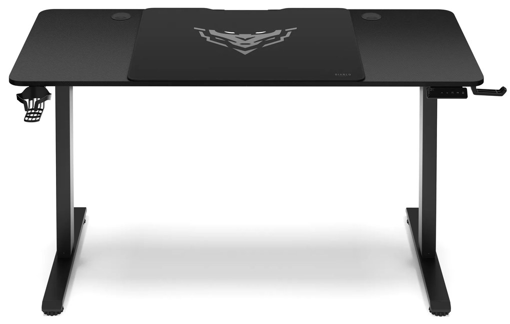 Scrivania Regolabile in Altezza Diablo X-Tensio 1400 Nero