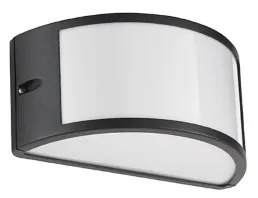 Applique per esterni FABIUS 25x13 cm a doppia emissione in alluminio Nero