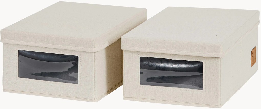 Set 2 scatole porta scarpe Premium