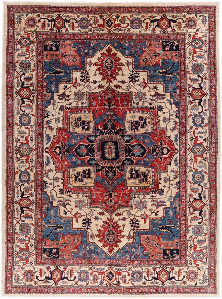 Heriz Tappeto orientale 310 x 420 (Pakistan) Annodato A Mano