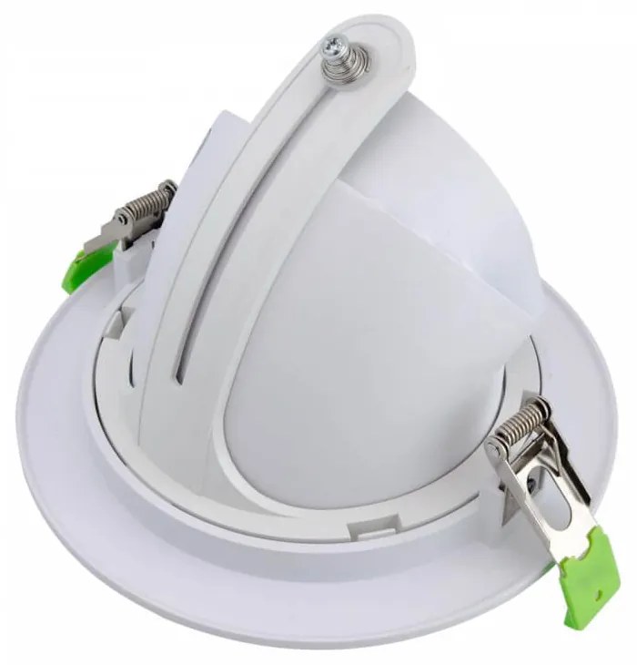 Faro LED da Incasso 44W Orientabile Foro Ø160mm Bianco-driver Philips Colore Bianco Naturale 4.000K