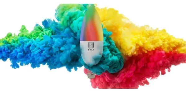 Immax NEO 07716L - LED RGB+CCT Lampadina dimmerabile E14/5,5W/230V 2700K Wi-Fi Tuya