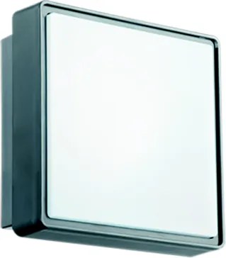 Plafoniera per esterni 22x22 cm in Abs Antracite PICCA