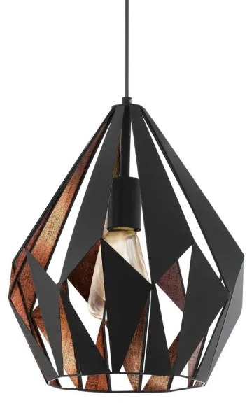 Eglo 49254 - Lampadario CARLTON 1 1xE27/60W/230V