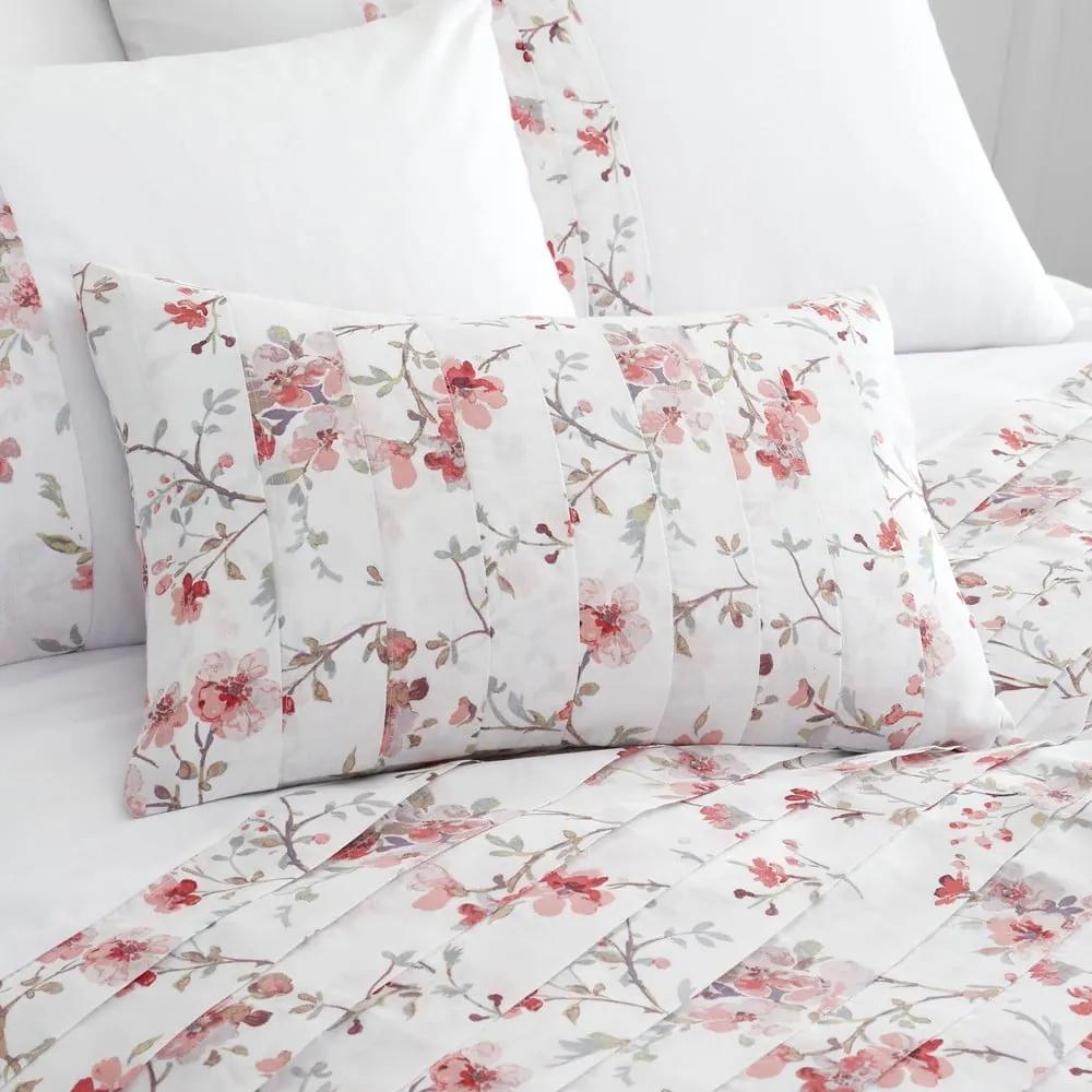 Cuscino bianco e rosso , 30 x 40 cm Jasmine Floral - Catherine Lansfield