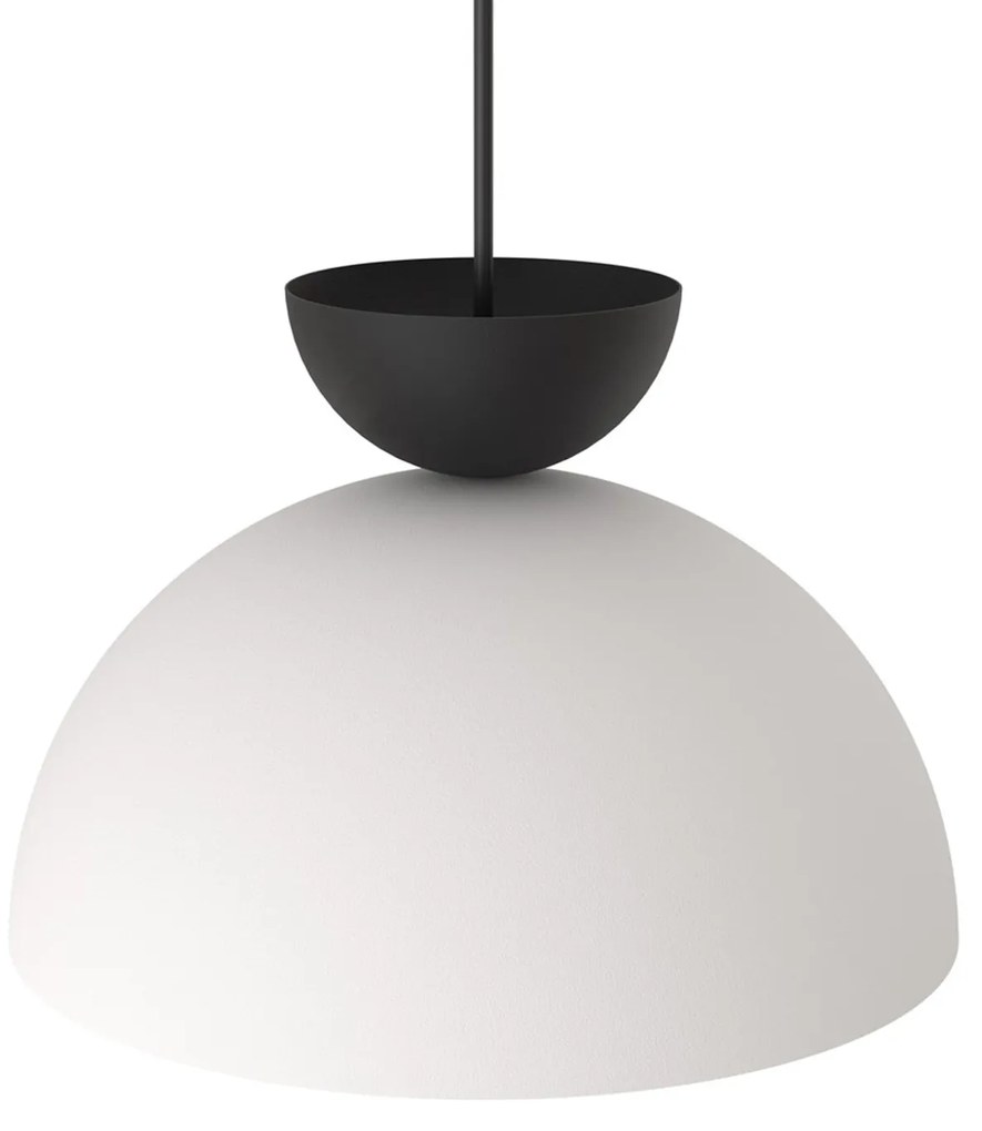 Lampadario Minimal Efesto Acciaio Bianco Nero 1 Luce Gx53 Ip20
