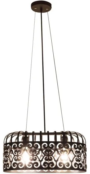 Rabalux 2157 - Lampadario ALESSANDRA 2xE27/60W/230V nero