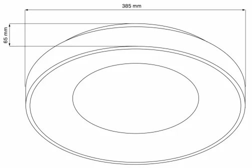 Plafoniera LED dimmerabile WITOLD LED/48W/230V 3000-6000K + telecomando