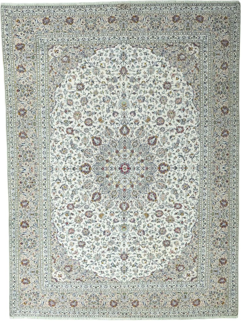 Kashan Tappeto persiano 290x390 Beige (Iran) Annodato A Mano