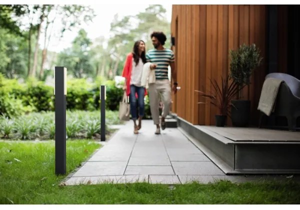 Philips 16489/93/P3 - Colonna da esterno STRATOSPHERE 2xLED/4,5W IP44